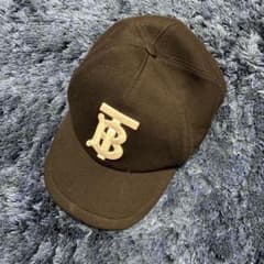 と*る様 BURBERRY ブラックキャップ Lサイズのサムネイル