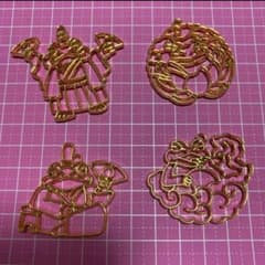 レジン枠 カエル 4点セットのサムネイル