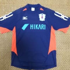 愛媛FC プラクティスシャツ 半袖 練習着 サイズL 選手支給のサムネイル