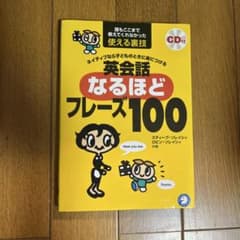 英会話 なるほどフレーズ100 CD付のサムネイル