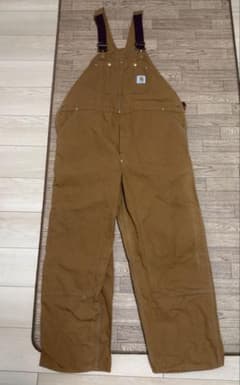 極上 星タグ carhartt ダブルニー オーバーオール 44×30 - メルカリ