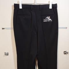 美品 adabat 黒 スラックス