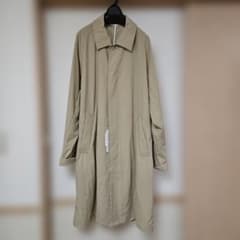 新品タグ a.v.v 小松マテーレ 撥水 洗える ステンカラーコート ベージュLのサムネイル
