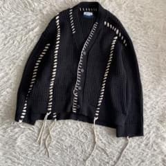 完売】鬼ワッフルクレイジーステッチプライムオーバーVネック