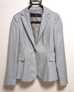 ZARA BASIC　レディースジャケット　グレー　サイズ38