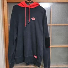 Dickies ディッキーズ パーカー ブラック レッド Sのサムネイル
