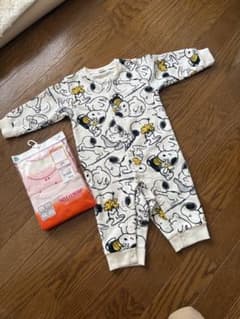 SNOOPY ロンパース 半袖シャツセット80cmのサムネイル