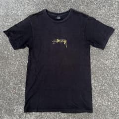 00s old stussy T-shirt 刺繍センターロゴ archive - メルカリ