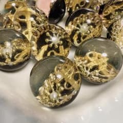 クリアレジンビーズ 船の碇 パーツ入り 19個セット - メルカリ