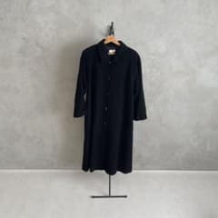 カシミヤ100% コート　ブラック　婦人服のサムネイル