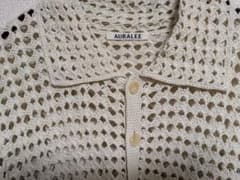 【t.s様専用】AURALEE HAND CROCHET KNIT SHIRTSのサムネイル