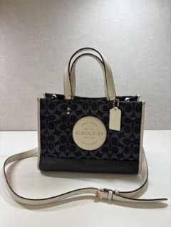 COACH ネイビー ショルダーバッグのサムネイル