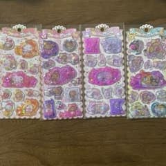 サンリオキャラクターズ キラキラウォーターシール 4個セットのサムネイル