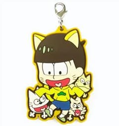 오소마츠 씨 이치 반 쿠지 / 고양이 마츠 씨 고무 마스코트 14 마츠 신품