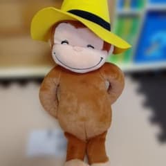 おさるのジョージ LLぬいぐるみ 黄色い帽子