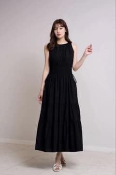 ワンピース herlipto Riviera Bow Tiered Long Dress S herlipto Riviera Bow Tiered Long Dress - メルカリ