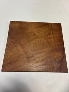 格安】木製 天板 一枚板 44×49cm 厚3cm DIY用 ウォールナット風のサムネイル
