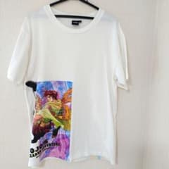【クリーニング店済】Ｌサイズ「ジョジョ１０周年記念展 」戦闘潮流　受注限定品　白のサムネイル