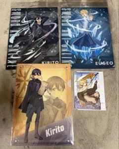 ソードアート・オンライン キリト&ユージオ クリアファイル3枚セット&映画特典のサムネイル