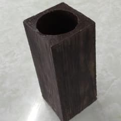 手作り木目調モルタルペン立てのサムネイル