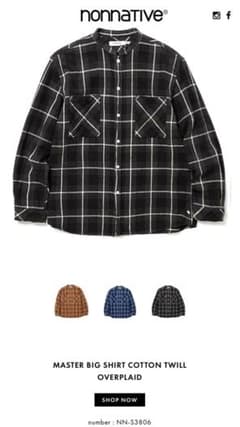 nonnative 38th / MASTER BIG SHIRT 藤井氏着 - メルカリ