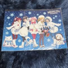劇場版 魔法少女まどか☆マギカ 雪まつり限定クリアポスター 美品 まどマギのサムネイル