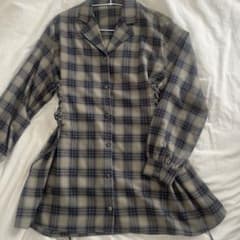 jouetie ジュエティ　チェック　シャツ　ミニワンピース　長袖