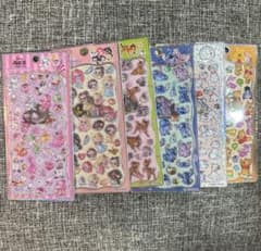 正規品】プチドロップステッカー 101 バンビ プー スティッチ アリス
