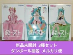 [3 종 세트] ぬどる 스토퍼 피규어 하츠네 미쿠 벚꽃 미쿠