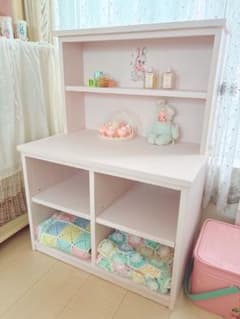 飾り棚 バニー デカール レトロ 木製棚 パイン材 - メルカリ