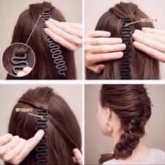大人気♥️フィッシュボーン＊簡単編み込みヘアースタイルのサムネイル