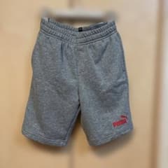 PUMA レギュラーフィット　値下げ可　キッズ ハーフパンツ 150cm グレーのサムネイル