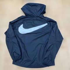 激レア美品！ NIKE FC ブラック ウィンドブレーカー フード付き S