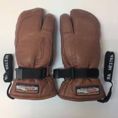HESTRA ブラウン ミトン グローブ サイズ7 - メルカリ