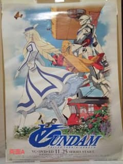 ∀ガンダム MEMORIAL BOX　両面ポスター　販促　告知　ターンA 値下げ ∀ガンダム MEMORIAL BOX 両面ポスター 販促 告知 ターンA