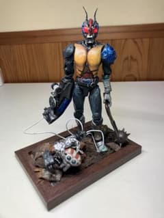 仮面ライダーS.I.C. Vol.18 ライダーマン 改造リペイント台座付 - メルカリ