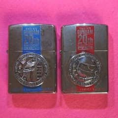 ガンダム zippo 20th ANNIVERSARY 2種セットのサムネイル