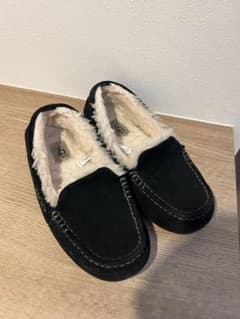 ugg モカシン ブラック - メルカリ