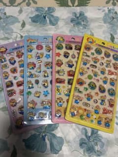 ミニオンズ ジュエリーシール 4枚セットのサムネイル