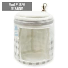 FANS ジャム瓶風 おともぬいぐるみポーチ ホワイト ミルク 白