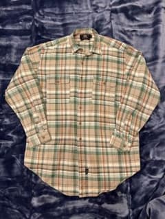 RRL 90's三つ星タグ チェック柄フランネルシャツ Lサイズ - メルカリ