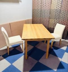 東京23区送料込！無印良品 廃盤オークダイニング140cm （TPO4991