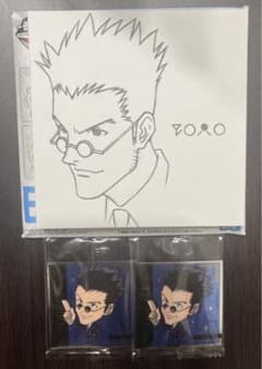 HUNTER×HUNTER 1번 복권 캔버스 보드·웨이퍼스 씰 레오리오