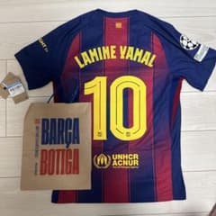 【希少・バルセロナ現地購入】ラミンヤマル オーセンティックユニフォーム 正規品 希少・バルセロナ現地購入】ヤマル 「オーセンティック」ユニフォーム