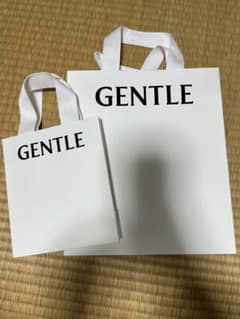 GENTLE MONSTER ロゴ入りホワイトバッグ 2サイズセットのサムネイル