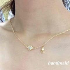 選べるイニシャル♡ネックレス シェルのサムネイル