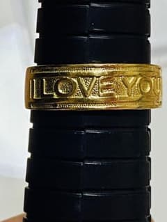 K18金 I LOVE YOU 刻印リング 指輪 リング 22号 4.2g - メルカリ