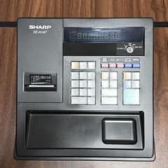SHARP XE-A147 電子レジスター 黒 ロール紙5個付 - メルカリ