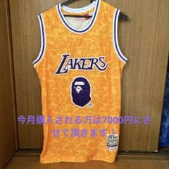 レイカーズユニフォーム　ア  ベイシング　エイプコラボのサムネイル