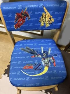 機動戦士ZZガンダム 学習椅子 レトロ 昭和 - メルカリ